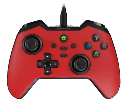 Pad Genesis Mangan 300 Przewodowy czerwony PC/Switch/Mobile